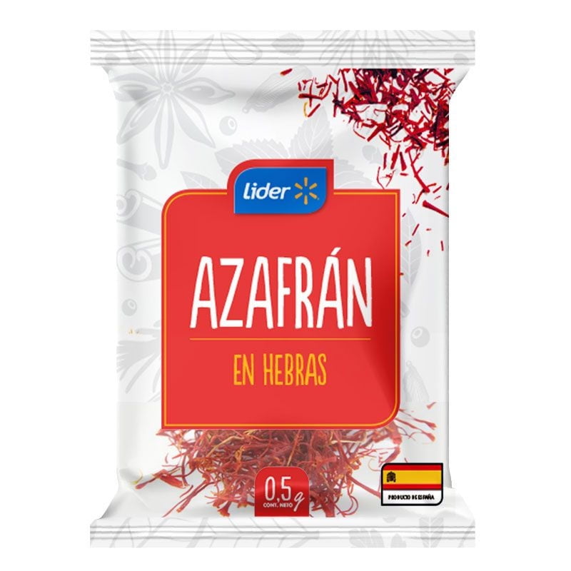 Azafrán En Hebras Bolsa 0,5 g Lider
