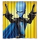 thumbnail image 1 of Cortina de ducha de superhéroe de comedia de animación Megamind, juego de cortina de baño con ganchos, tamaño 60 x 72 pulgadas, 1 of 3