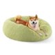 thumbnail image 1 of Cama para perros Bedsure Calming Donut, lavable para perros de tamaño mediano, color verde, 1 of 6