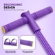 thumbnail image 5 of Banda de resistencia con pedales OIAXGP de 6 tubos, color morado, 5 of 8