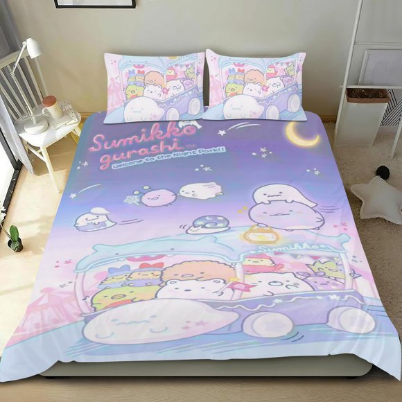 Juego de Funda de Edredón Sumikko Gurashi Desmarcar 135cm x 200cm