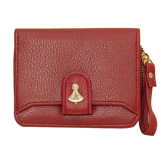 Cartera de mano de piel sintética de gran capacidad con cremallera para mujer, porta teléfono, bolso de mano de viaje, bolso de mano