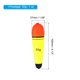 thumbnail image 2 of Uxcell 1oz Flotadores de Pesca Deslizantes 4 Paquetes Flotador de Pesca EVA Amarillo, 2 of 6