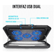thumbnail image 5 of Soporte Cooler Ventilador Para Notebook Refrigerante Led, 5 of 5