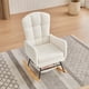 thumbnail image 2 of Beige Teddy Rocking Armchair, 2 of 3