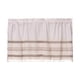 thumbnail image 4 of Cortina de cenefa boho de algodón decorativo lino de algodón bolsillo de varilla para ventana para baño habitación para niños decoración de la sala de Rayas delgadas s, 4 of 5