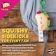 thumbnail image 2 of Llavero de peluche para tacos, pizza con queso de cabra y gato con clip, 2 of 7
