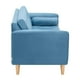 thumbnail image 5 of Sofa Retro 2c Felpa 05 Azul Petroleo, 5 of 6