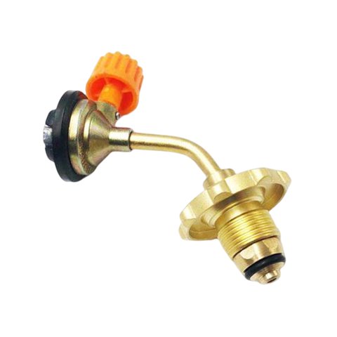 Magideal - Adaptador De Recarga De Tanque De Gasolina Accesorios De Bote De Latón Macizo Para Picnic Al Aire Libre