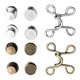 thumbnail image 5 of Juego De 2 Extensores De Cintura Ajustables Con Botones, Hebillas De Repuesto, Bronce Plateado, 5 of 5
