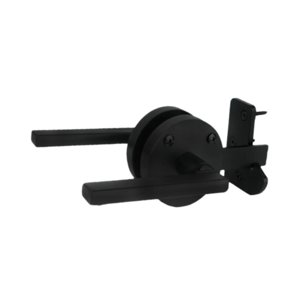 Magideal - Pestillo De Puerta De Doble Cara, Resistente, Premium, Piezas De Reparación, Herrajes De Acero De Alto Rendimiento Para Puertas De Granero, Cobertizos