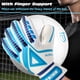 thumbnail image 3 of Guantes de portero DERSISE de látex de 4 mm con protección para los dedos, azul, 3 of 7