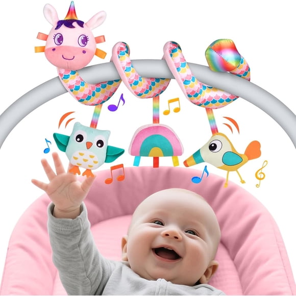 Juguete Espiral Cochecito FPVERA 9519K Unicornio Rosa 0 a 36 meses