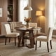 thumbnail image 1 of 43.3in-59in Extendable Round Dining Table for 4-8,Modern Kitchen Oval Dining Table with Removable Leaves Space Saving,Wood Base with Storage Shelf for Kitchen Living Room (Walnut), 1 of 3
