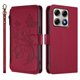 thumbnail image 2 of Funda Cartera Mariposa para [Motorola Edge 70 Pro] con Soporte y Cremallera Rojo, 2 of 6
