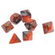 thumbnail image 2 of Dados De 7 Dados De Doble Color De 1,6 Cm Aptos Para Mazmorras Y Dragones DND RPG Suministros Naranja Plata, 2 of 3