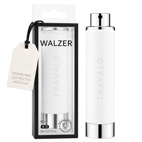 Atomizador de Perfume Travalo Walzer Blanco a prueba de fugas