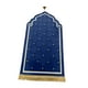 thumbnail image 2 of Alfombra De Oración Cumpleaños Hogar Coleccionable Islámico Eid Hajj Alfombra De Oración Regalo Azul 50cm X 80cm, 2 of 3