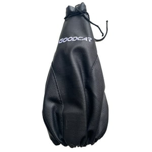 Jj Group - Funda Cubre Palanca Cambio Cuero Negro Auto