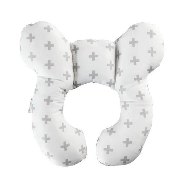 Make Your Baby's Ride Comfortable with Our Soft and Cute Cartoon Two-corner Flower Pillow for Baby Stroller and Car Seat - Perfect for Baby Birthday and Christmas!