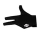 thumbnail image 1 of 3-dedo profesional elástico mano izquierda snooker pool billiard guante negro, 1 of 3