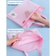 thumbnail image 4 of Bolsa pendancy A4 35x26 cm Rosa con cremallera impermeable, 4 of 9
