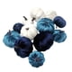 thumbnail image 3 of 12x Calabazas De Terciopelo Calabazas Artificiales Para La Decoración Del Festival De Otoño Azul, 3 of 5