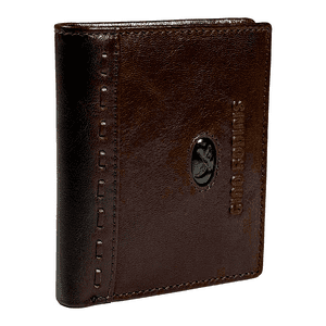 Billetera De Cuero Hombre Stefano 663 Café Gino Rodinis