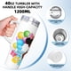 thumbnail image 5 of El Rincón de Gracie Vaso aislado de acero inoxidable con asa, diseño temático, regalo para familia, amigos y fans; incluye pajita y encaja en el portavasos estándar, 40 oz, 5 of 6