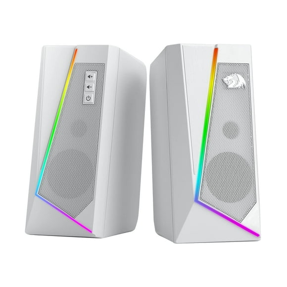 Redragon GS520 RGB Altavoces 2.0 Canales Blanco