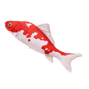 Magideal - Encantadores Juguetes De Peces De Simulación, Gatos Jugando, Juguetes De Peluche, Almohadas Para Sofá, Dormitorio, Regalos Del Día De San Valentín , Estilo D