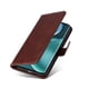 thumbnail image 4 of Funda Billetera para Honor Magic 4 con Porta Tarjetas y Soporte Ajustable Marrón, 4 of 5