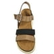 thumbnail image 3 of Sandalias de Mujer con Hebilla y Plataforma TGH09 Negro, 3 of 5