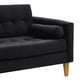 thumbnail image 4 of Sofa Retro 3C Felpa 04 Negro, 4 of 6