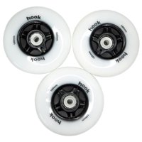 Ruedas Hook En Línea 110Mm Blancas Con Luz