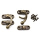 thumbnail image 4 of Kit de broche y bisagras retro de bronce para caja de joyas SDTC Tech, 4 of 5