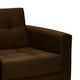 thumbnail image 4 of Sofa Retro 1c Felpa 05 Chocolate, 4 of 6