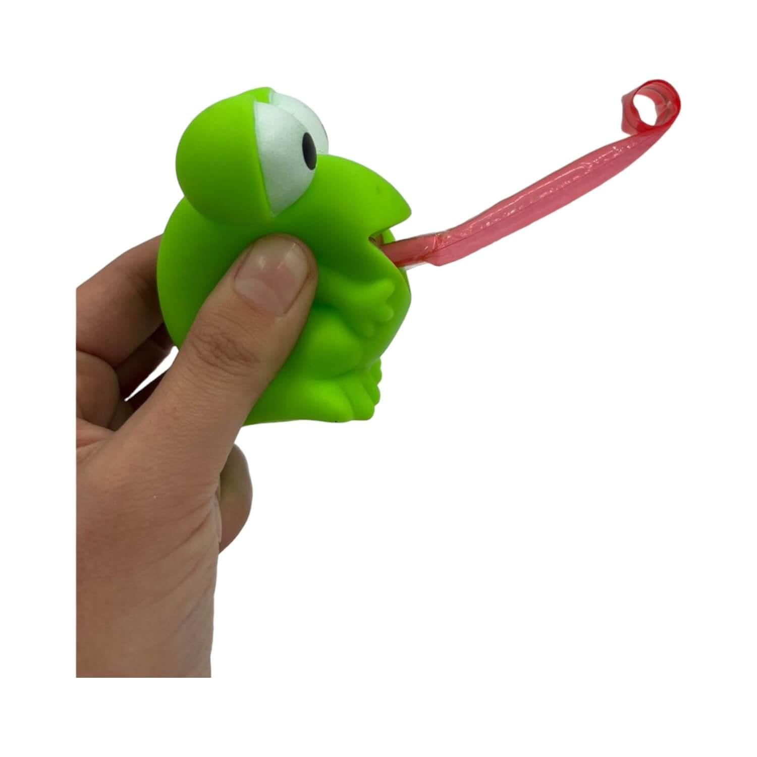 Homewell - Rana Lengua Saltarina 8x5cm Multicolor