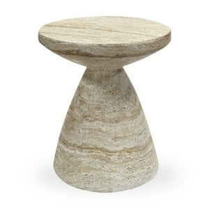 Santú Home & Deco - Mesa Centro Lateral Estilo Piedra Zahara Escultura