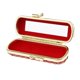 thumbnail image 1 of Lápiz labial de cuero Lip Gloss Case Caja de almacenamiento Balm Holder with Mirror Red, 1 of 5