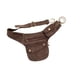 thumbnail image 4 of Paquete De Cintura De Cuero De PU Bolso De Cintura De Moda Viaje Para Senderismo Al Aire Libre Mochilero Café, 4 of 5