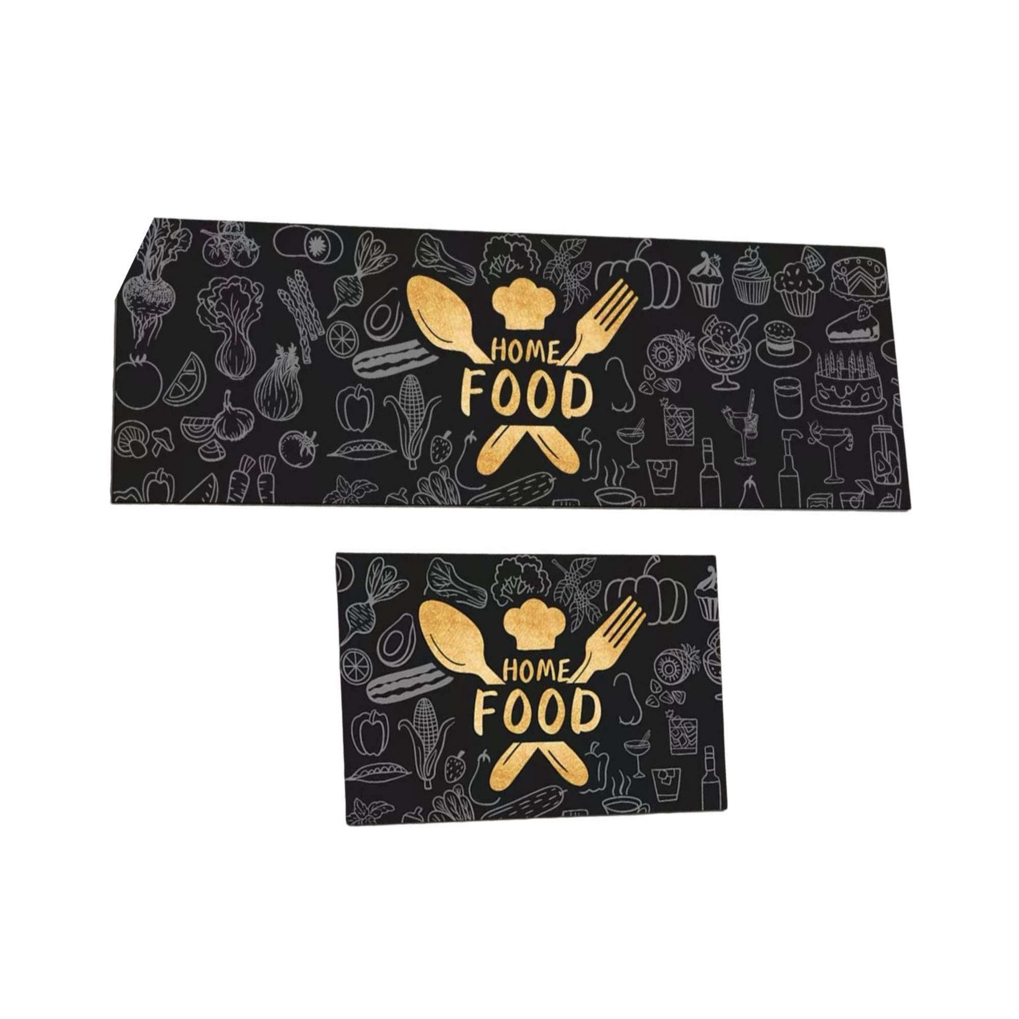 Teng Fei - Alfombras Decorativas Cocina Antideslizante Diseño Comidas