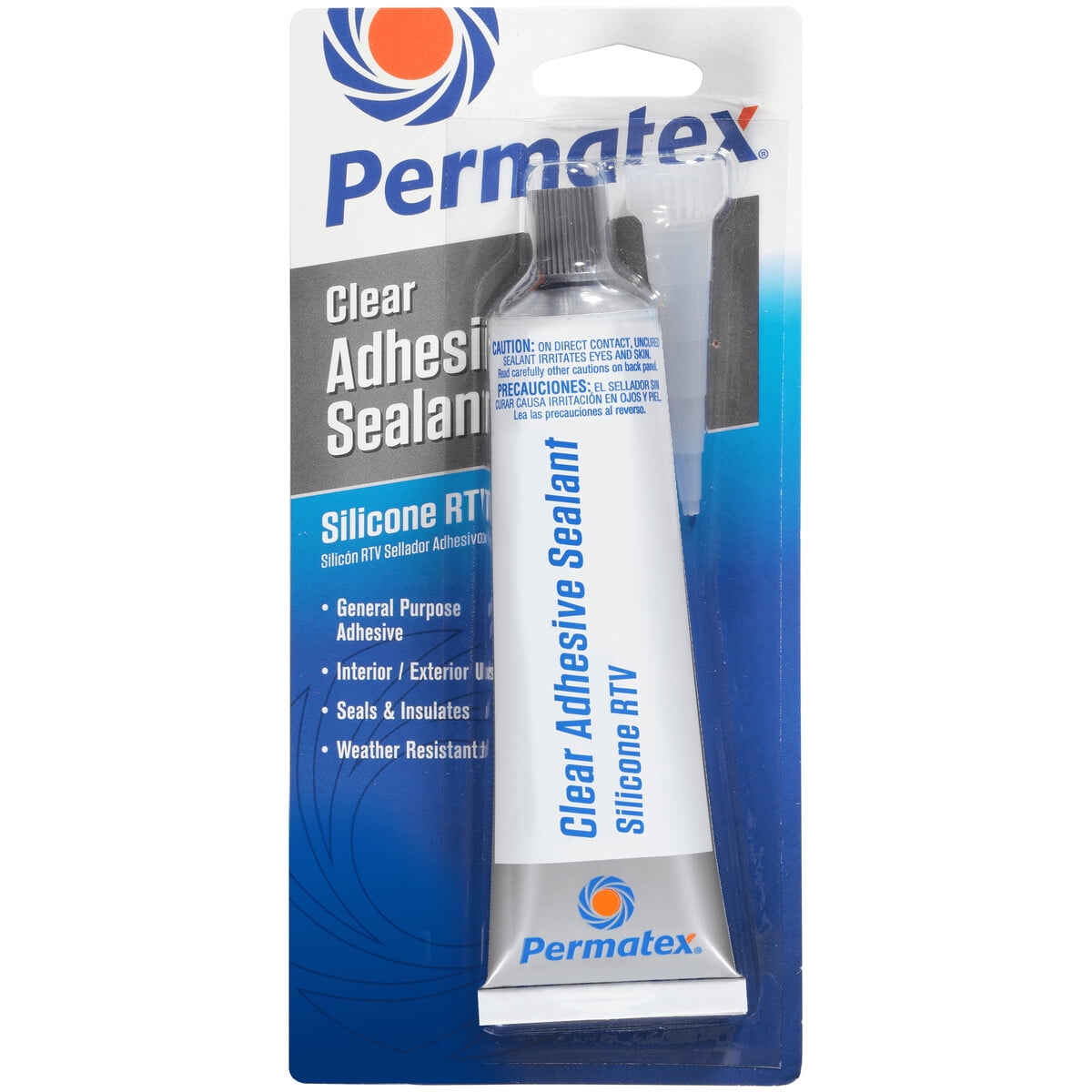 Sellador Silicona Adhesivo Permatex 75151 Transparente 85g