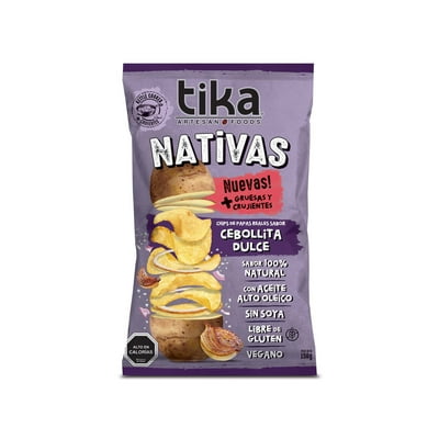 Papas Fritas Nativas Cebollita Dulce 150 G Tika