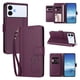 thumbnail image 2 of Funda Cartera Trébol para Samsung Galaxy S26 Edge con Ranuras Tarjetas y Carga Inalámbrica Violeta, 2 of 6