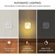 thumbnail image 4 of 3 luces LED de noche autoadhesivas de pared con sensor de movimiento y luz, ideal para habitación de bebé, dormitorio, garaje y pasillo (blanco cálido)., 4 of 5