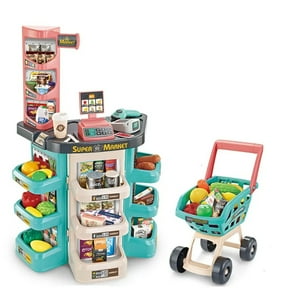 Otuti - Juego Supermercado Con Carrito Y Accesorios Luces Y Sonidos