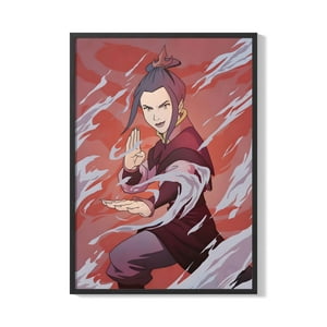 Creango - Cuadro Poster Enmarcado Avatar Azula Decorativo