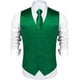 thumbnail image 2 of Gilet Satin Formal Hombre Chaqueta Sin Mangas Matrimonio verde M, 2 of 6