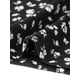 thumbnail image 5 of Agnes Orinda Trajes de Halloween para Mujeres Tallas Grandes Escuela Universidad Tops Florales Cuello en V Camiseta de Manga Larga Blusas con Volantes 1X Negro Blanco, 5 of 6